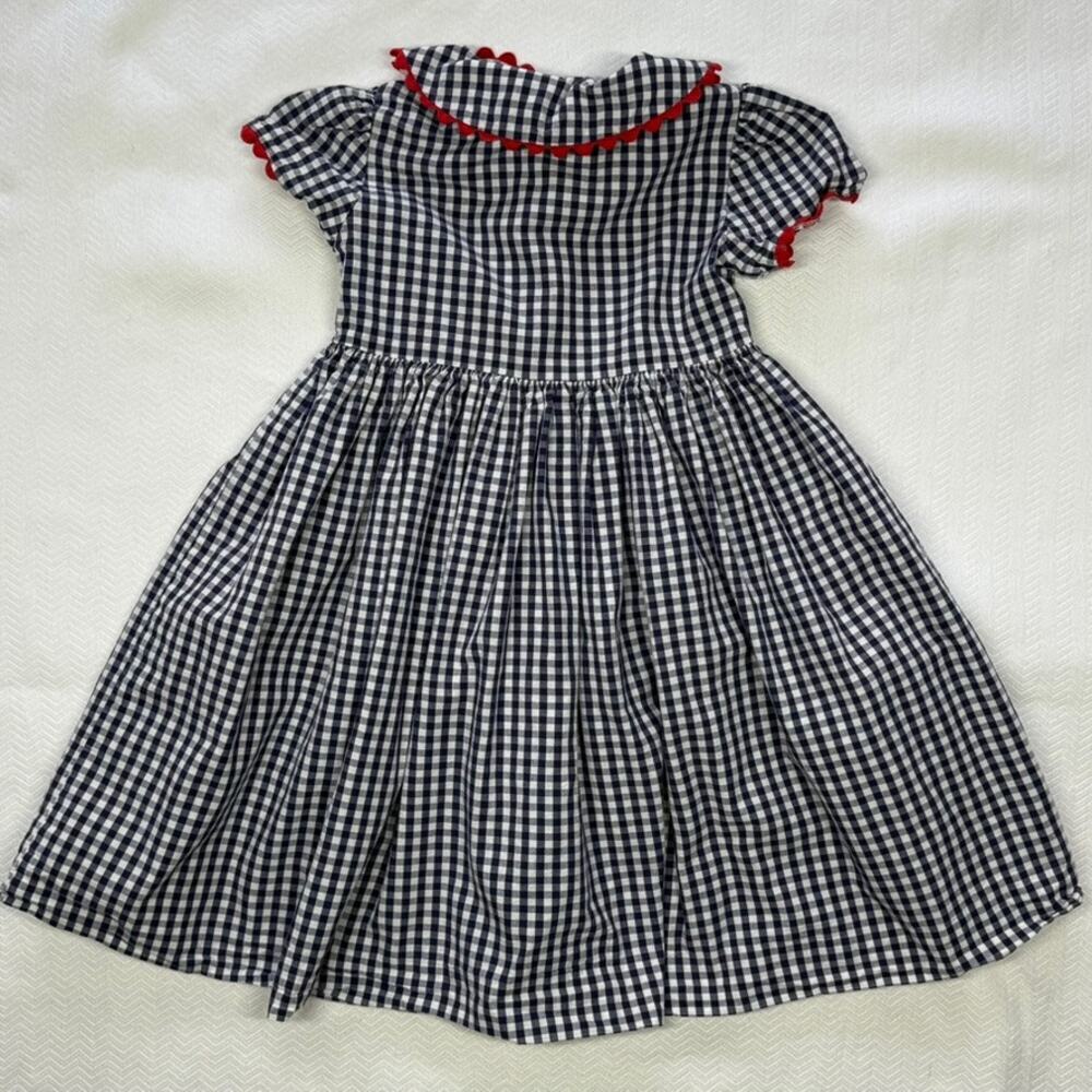Funtasia Too Vintage Western Gingham Dress 4T - Picture 5 of 8